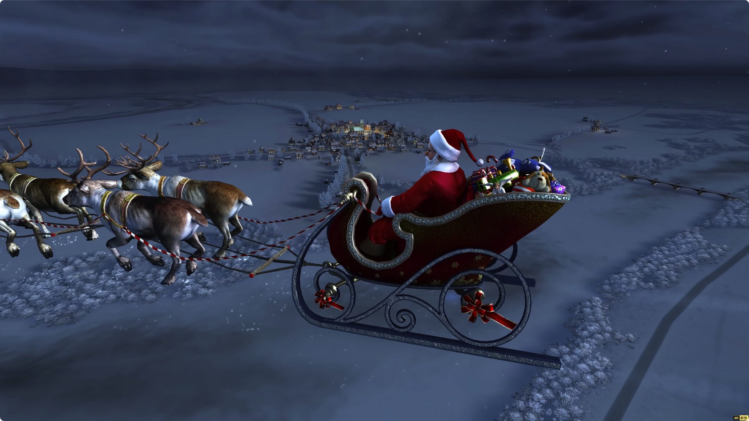 圣诞老人3D 4K60帧视频 第3张 圣诞老人3D 4K60帧视频 第3张