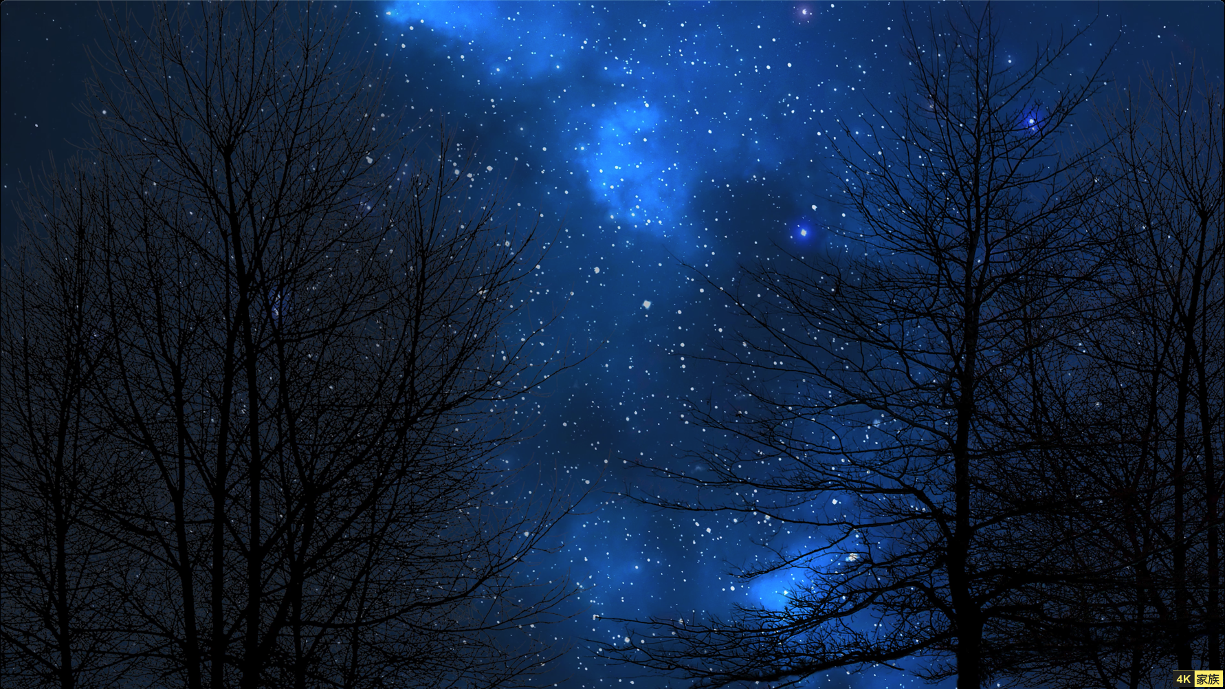 童话般的夜空 蓝色星云 4K梦境 现场墙纸 第2张 童话般的夜空 蓝色星云 4K梦境 现场墙纸 第2张
