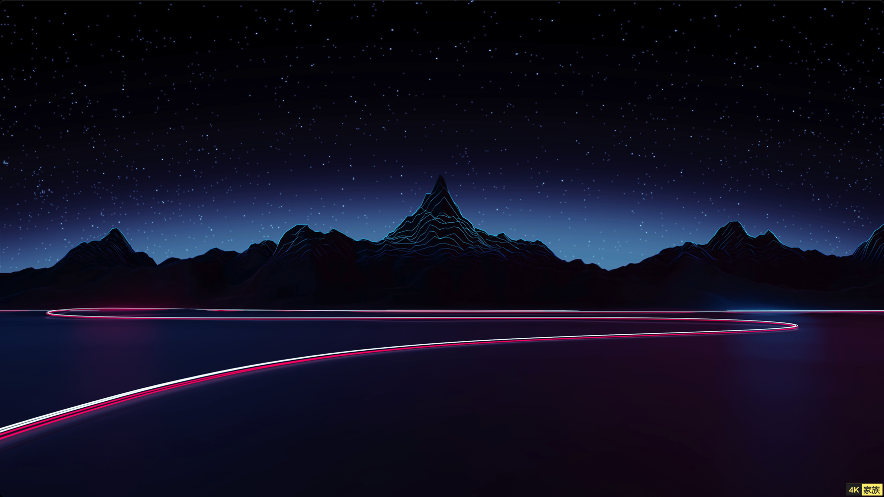 4K动态壁纸 夜晚公路动画 第2张 4K动态壁纸 夜晚公路动画 第2张