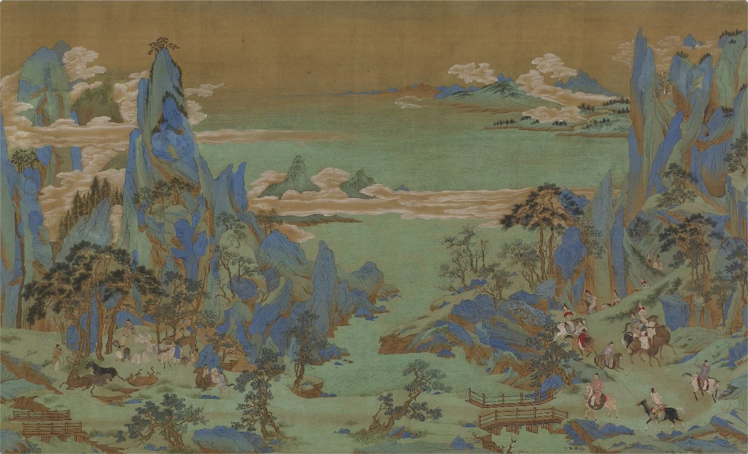 蜀川佳丽图 明仇英文微明 4K高清 第1张 蜀川佳丽图 明仇英文微明 4K高清 第1张