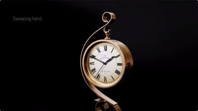 时间钟表转动4K视频素材